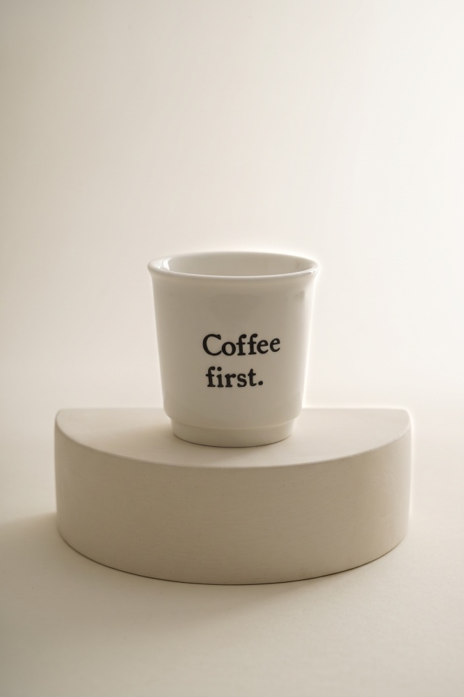 Cozy Porselen Espresso Bardağı Coffe First - 90 ml - 3