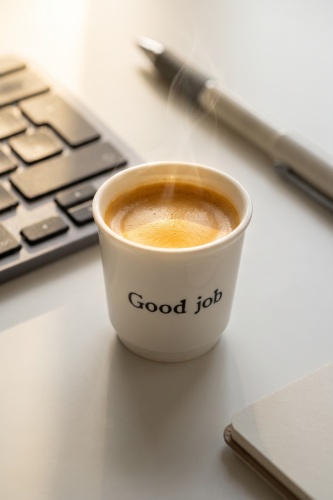 Cozy Porselen Espresso Bardağı Good Job - 90 ml - ACAR