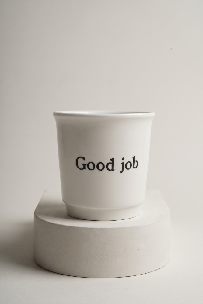 Cozy Porselen Espresso Bardağı Good Job - 90 ml - 2