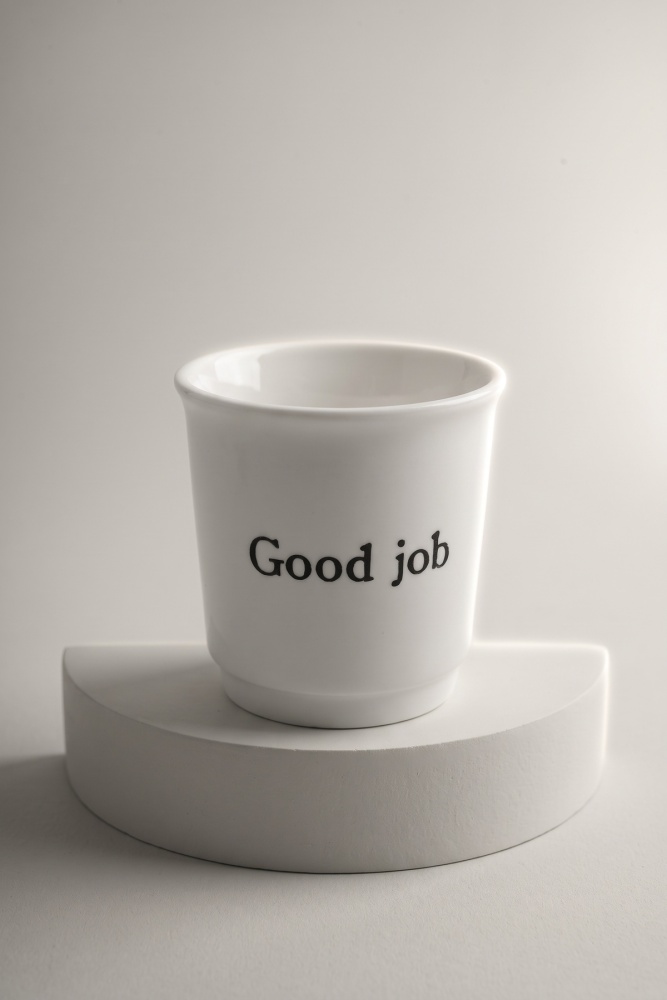 Cozy Porselen Espresso Bardağı Good Job - 90 ml - 3