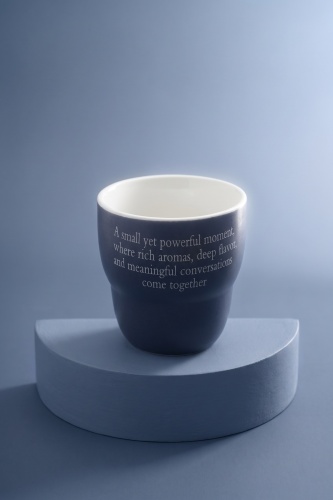 Cozy Porselen Espresso Bardağı Lacivert - 120 ml - 3