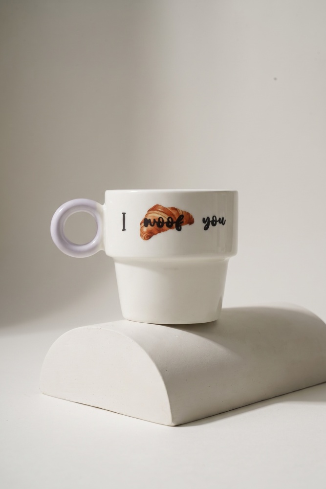 Cozy Porselen Espresso Bardağı Lila - 100 ml - 2
