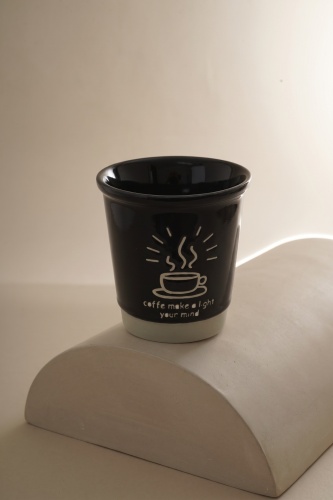 Cozy Porselen Espresso Bardağı Siyah - 180 ml - 3