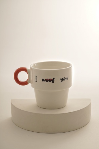 Cozy Porselen Espresso Bardağı Turuncu - 100 ml - 3