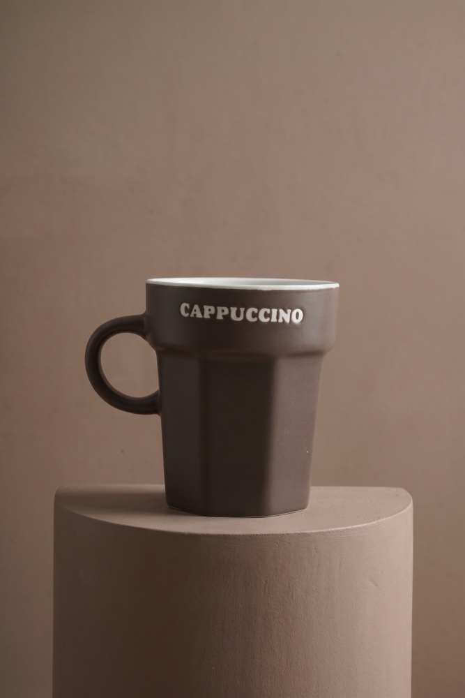Cozy Porselen Kupa Kahverengi - 230 ml - 2