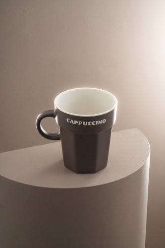 Cozy Porselen Kupa Kahverengi - 230 ml - 3