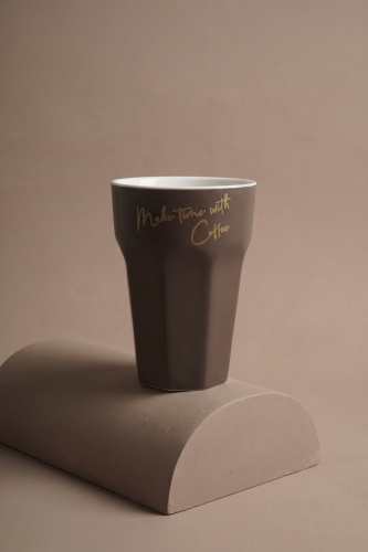 Cozy Porselen Kupa Kahverengi - 240 ml - 2
