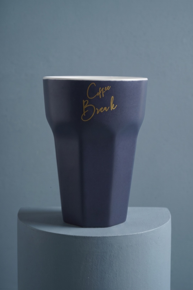 Cozy Porselen Kupa Lacivert - 240 ml - 2