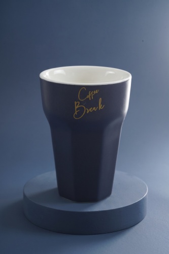 Cozy Porselen Kupa Lacivert - 240 ml - 3