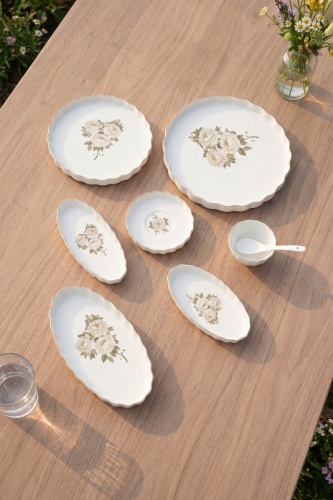 Crystal 6 Kişilik 31 Parça Kahvaltı Takımı - 2