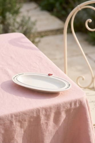 Cuore Porselen Oval Tabak - 17 cm - Acar