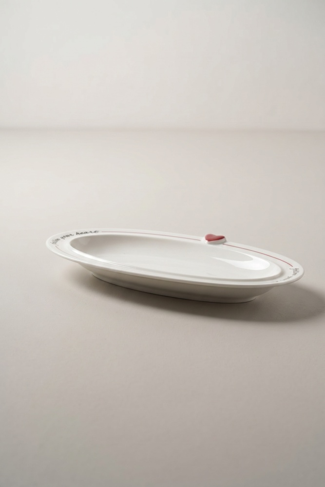 Cuore Porselen Oval Tabak - 17 cm - 3