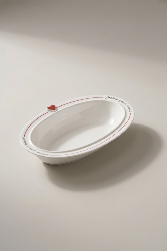 Cuore Porselen Oval Tabak - 20 cm - 2