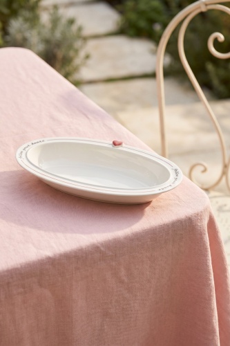 Cuore Porselen Oval Tabak - 30 cm - Acar