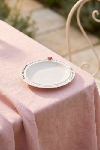 Cuore Porselen Tabak - 14 cm - 1