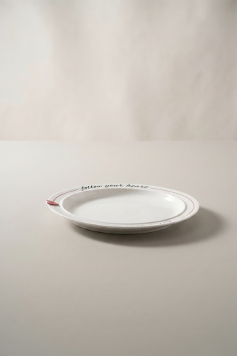 Cuore Porselen Tabak - 21 cm - 3