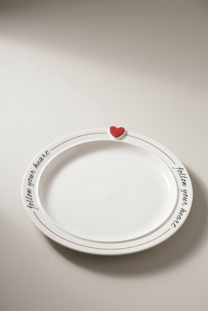 Cuore Porselen Tabak - 27 cm - 3