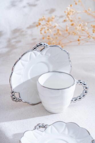 Daisy 6 Kişilik Kahve Fincanı Takımı - 90 ml - 6