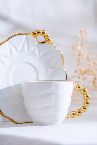 Daisy 6 Kişilik Kahve Fincanı Takımı - 90 ml - 5