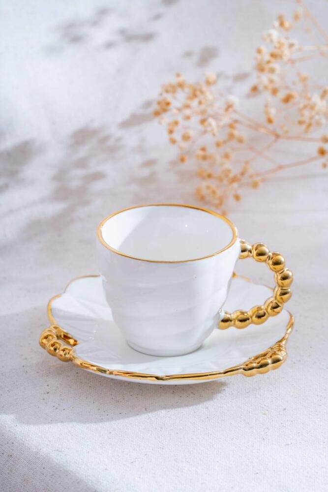 Daisy 6 Kişilik Kahve Fincanı Takımı - 90 ml - 6