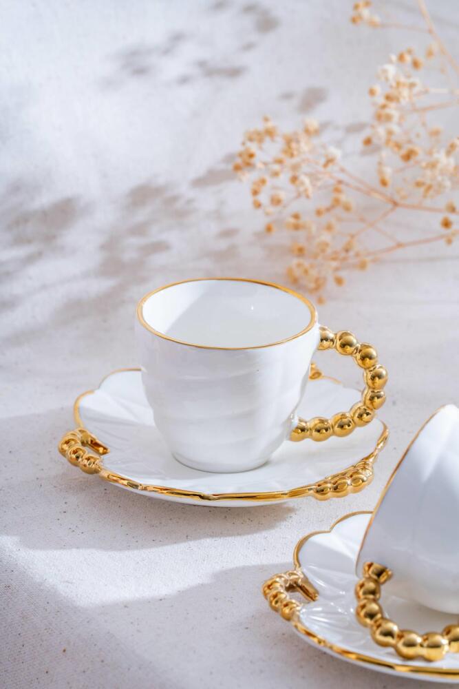Daisy 6 Kişilik Kahve Fincanı Takımı - 90 ml - 7