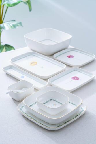 Dante 6 Kişilik 45 Parça Kahvaltı & Yemek Takımı - Acar