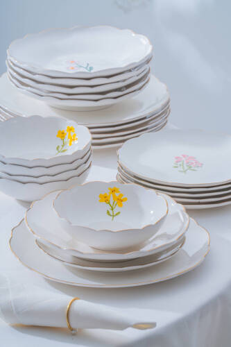 De Santiago 6 Kişilik 24 Parça Yemek Takımı - 1