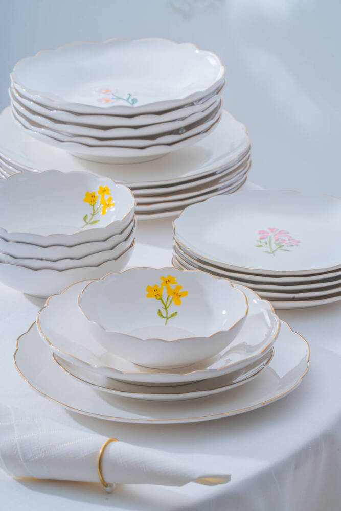 De Santiago 6 Kişilik 24 Parça Yemek Takımı - 1