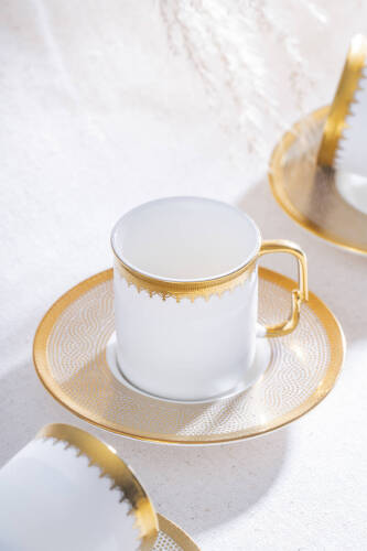 Delora 6 Kişilik Kahve Fincan Takımı - 90 ml - Acar