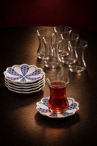 Dem 6 Kişilik Çay Seti - 130 ml - ACAR