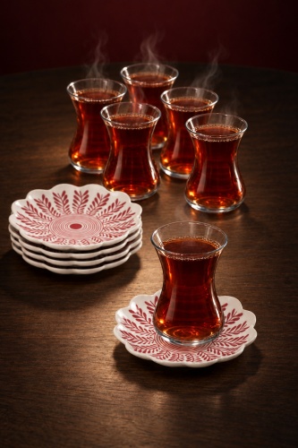 Dem 6 Kişilik Çay Seti - 130 ml - ACAR