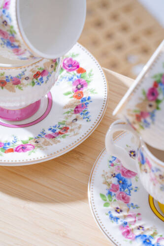 Despina 6 Kişilik Porselen Kahve Fincan Takımı - 90 ml - 4