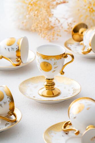 Diallo 6 Kişilik Kahve Fincanı Takımı - 90 ml - Acar