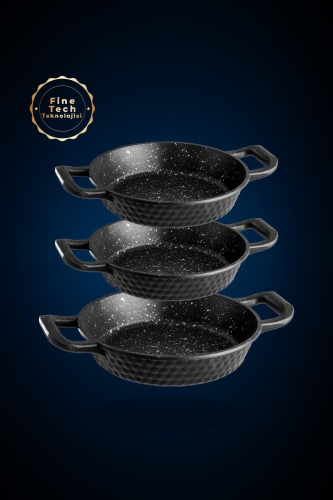 Diamante 3 Parça Döküm Sahan Set - Acar