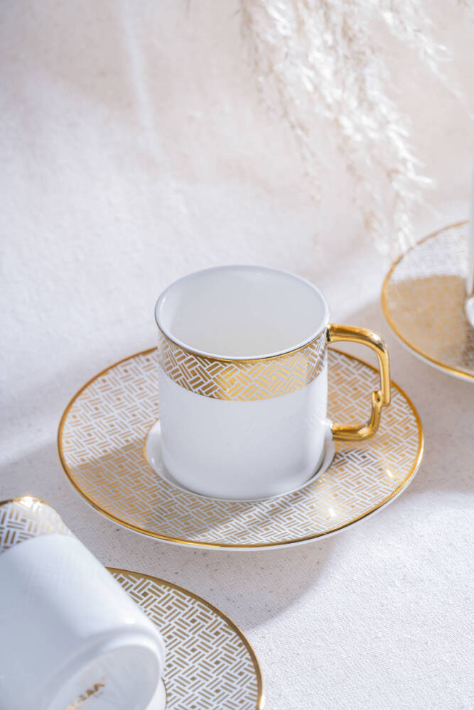 Doreen 6 Kişilik Kahve Fincan Takımı - 90 ml - 1