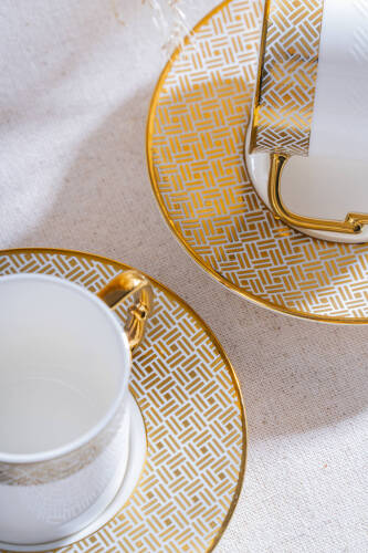 Doreen 6 Kişilik Kahve Fincan Takımı - 90 ml - 3