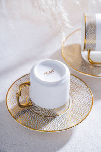 Doreen 6 Kişilik Kahve Fincan Takımı - 90 ml - 4