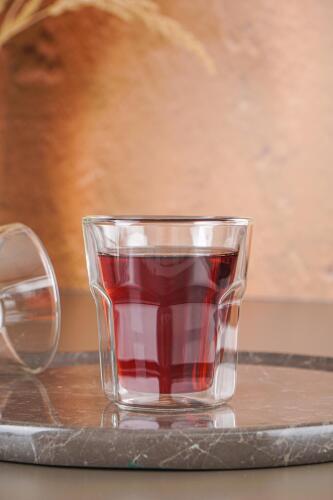 Double Wedding Glass Cup - 250 Ml - Acar
