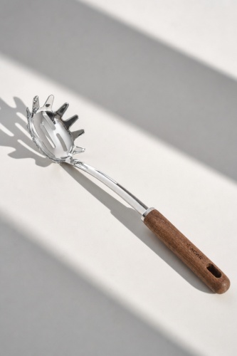 Elitecraft Paslanmaz Çelik Makarna Servis Kaşığı - 32 cm - Acar