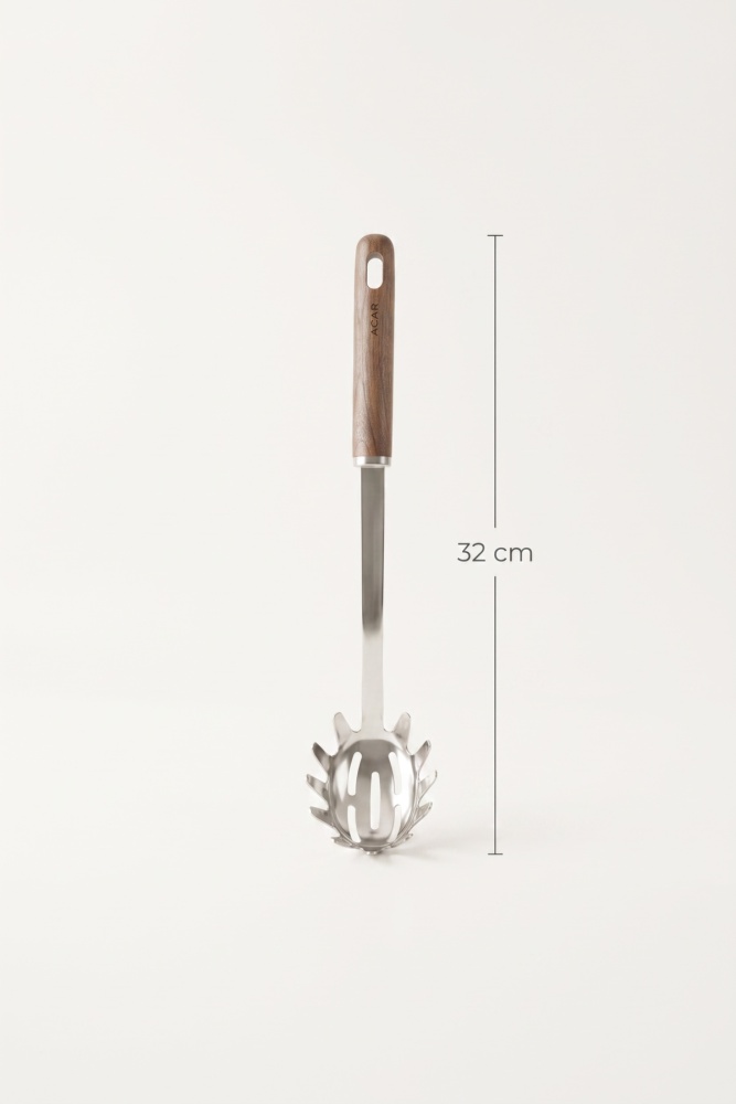 Elitecraft Paslanmaz Çelik Makarna Servis Kaşığı - 32 cm - 4