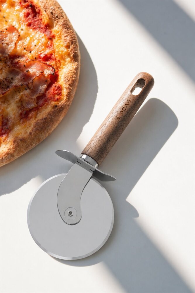 Elitecraft Paslanmaz Çelik Pizza Kesici - 22 cm - 1