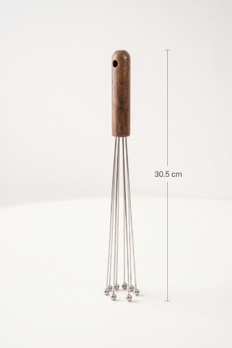 Elitecraft Paslanmaz Çelik Top Uçlu Çırpıcı - 30 cm - 3