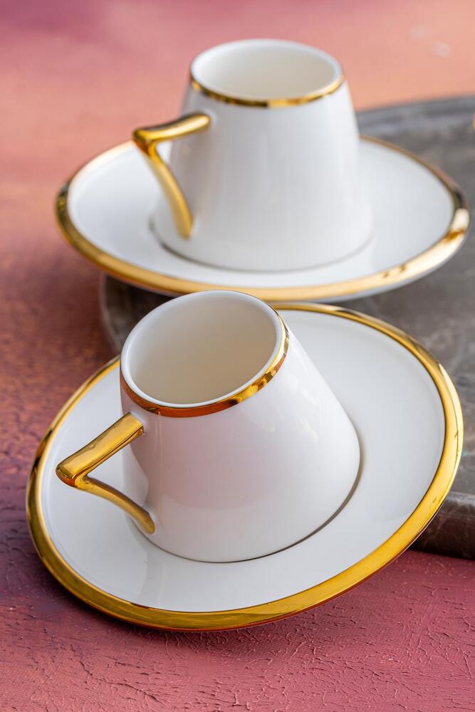 Elora Set Of 6 Coffee Cups - 90 Ml - 6
