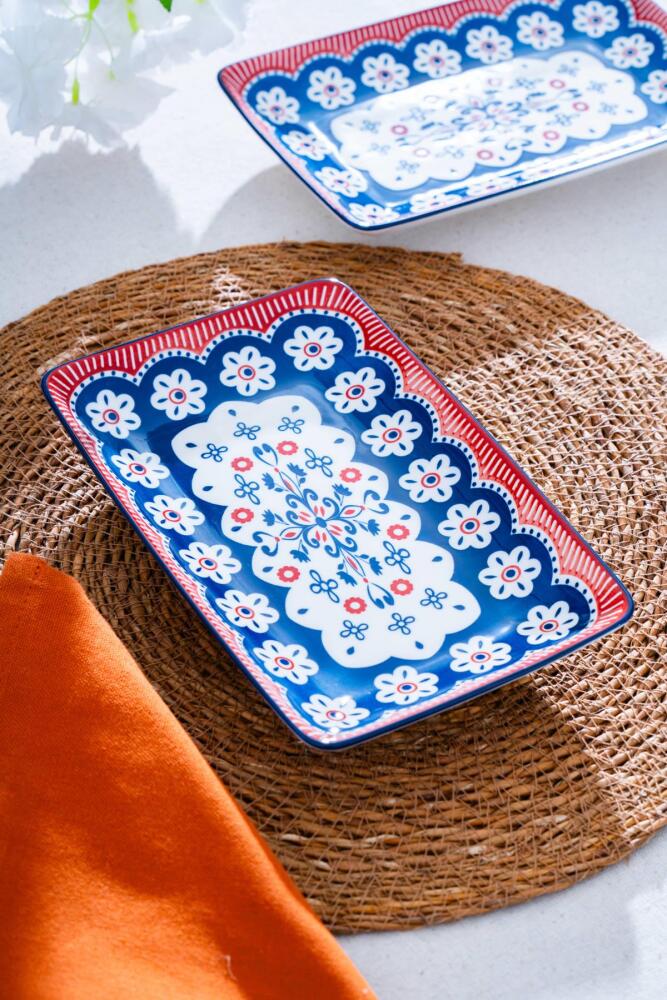 Elsie Dikdörtgen Sunum Tabağı - 22.5 cm - 1