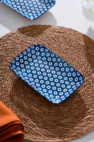 Elsie Dikdörtgen Sunum Tabak - 17 cm - Acar