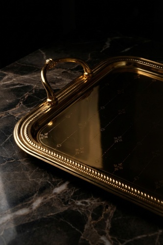 Elza Gold Tepsi - 43 cm - 2