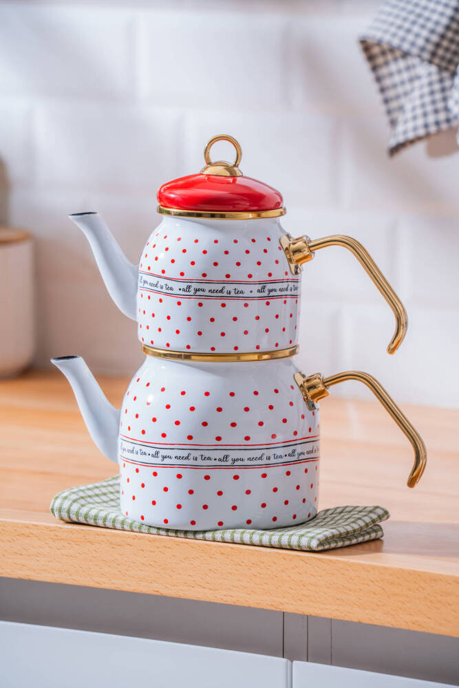 Enjoy Emaye Mini Çaydanlık Takımı - 1