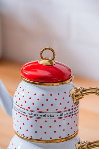 Enjoy Emaye Mini Çaydanlık Takımı - 2