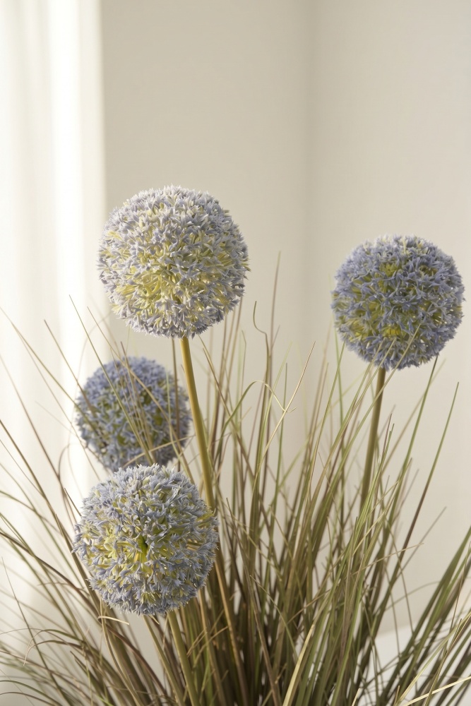 Eterna Bloom Yapay Saksılı Allium Çiçeği Lila - 90 cm - 2