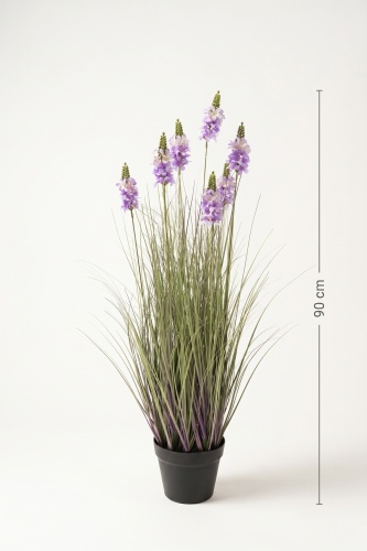 Eterna Bloom Yapay Saksılı Şebboy Mor- 90 cm - 3